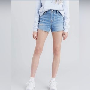 Levi's Women's HR Shorts, Big City Lights